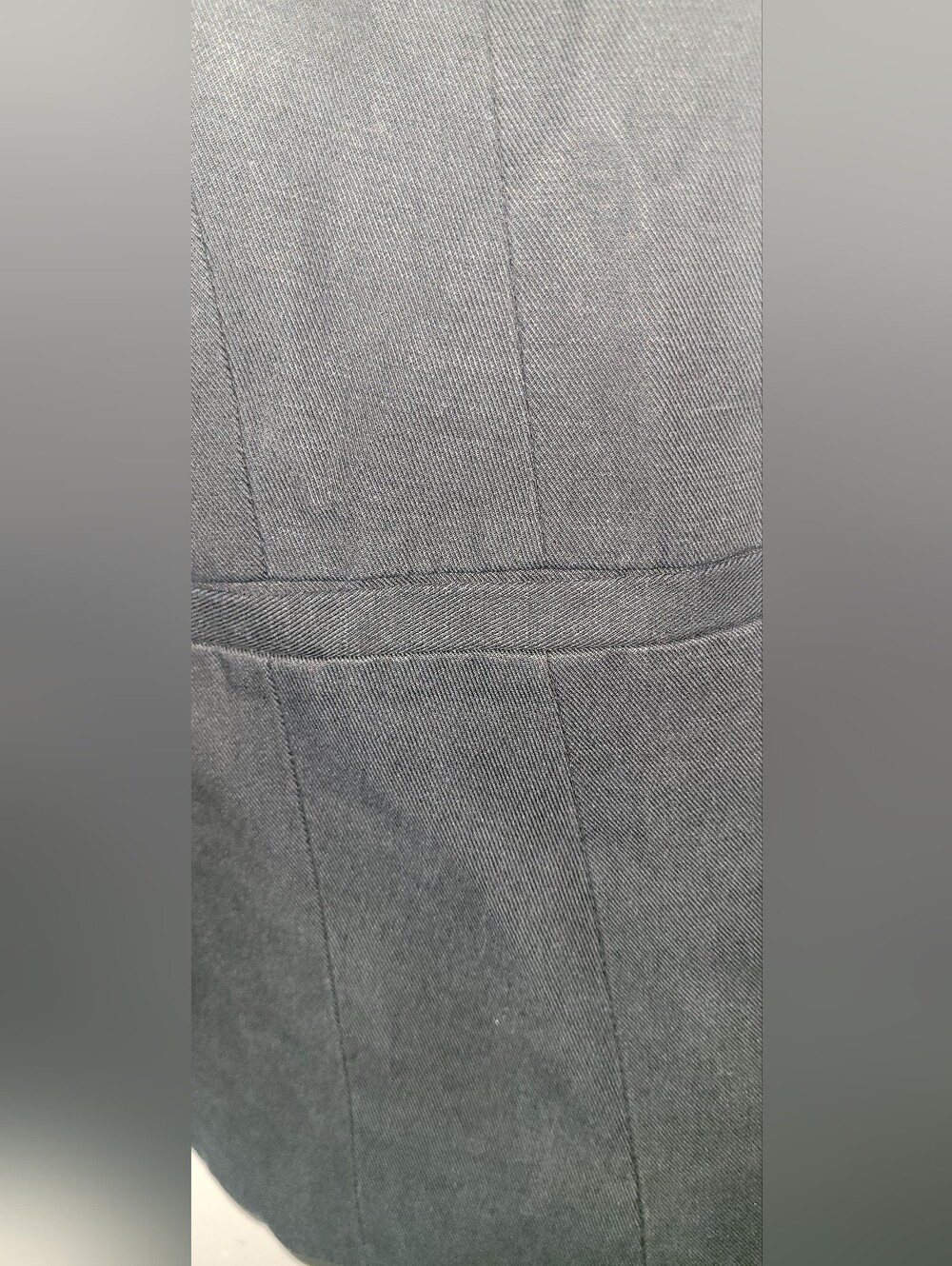 Madewell Black Sleeveless Tailored Button-Front Vest - Picture 10 of 13
